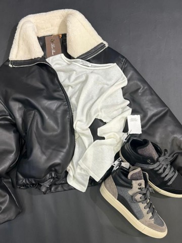 Кожаная куртка Loro Piana