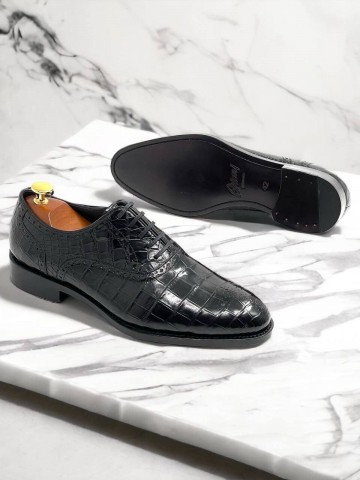 Туфли Brioni из кожи крокодила