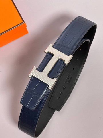 Ремень Hermes из кожи крокодила