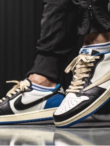 Кеды Nike Travis Scott & Fragment&Air Jordan 1 Low