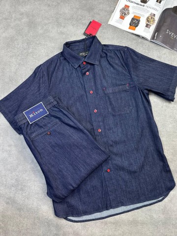 Джинсовый костюм Kiton