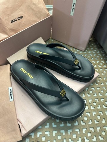 Шлепанцы MIU MIU