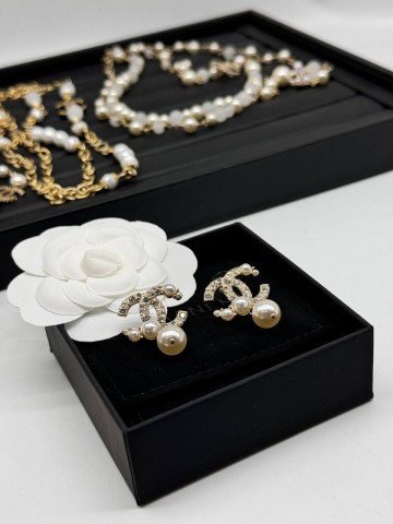 Серьги CHANEL