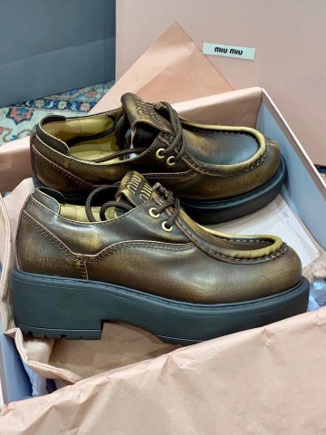 Лоферы MIU MIU