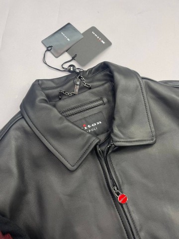 Кожаная куртка Kiton