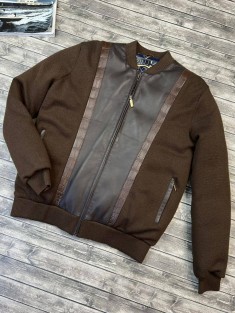 Куртка Zilli со вставками из кожи крокодила
