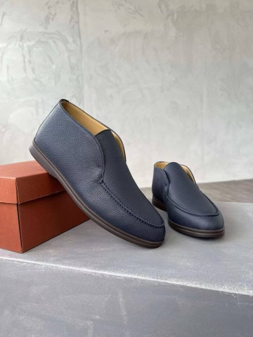 Лоферы Loro Piana с меховой стелькой
