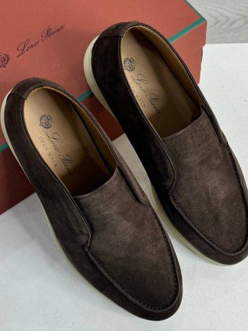 Лоферы Loro Piana с меховой стелькой
