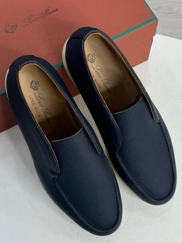 Лоферы Loro Piana с меховой стелькой