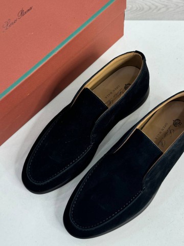 Лоферы Loro Piana с меховой стелькой