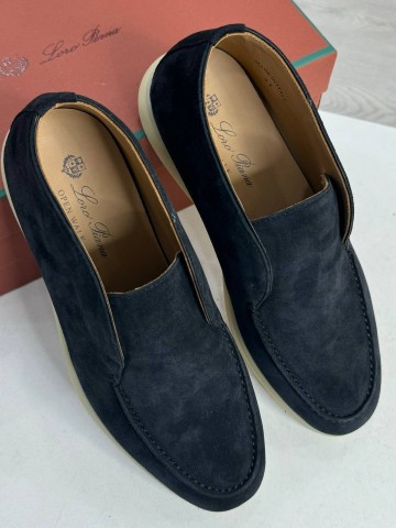 Лоферы Loro Piana с меховой стелькой