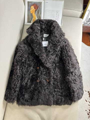 Двусторонняя шуба Hermes