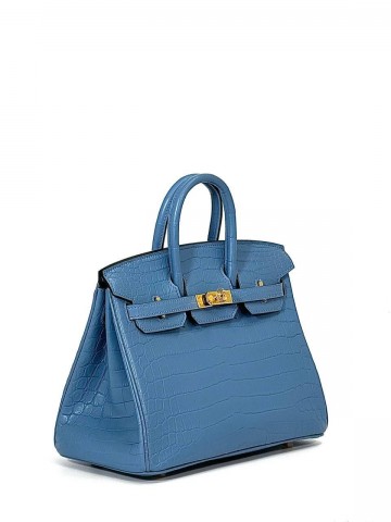 Сумка Hermes из кожи крокодила 25 см