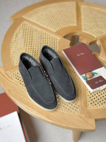 Высокие лоферы Loro Piana