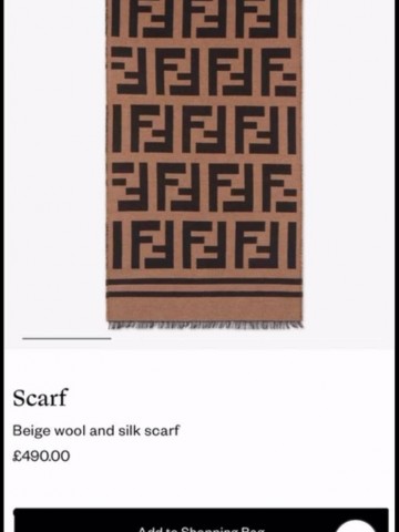 Шарф Fendi