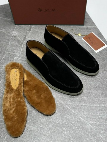 Высокие лоферы Loro Piana