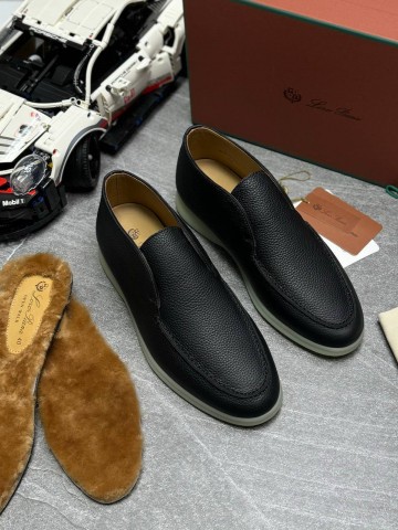 Высокие лоферы Loro Piana