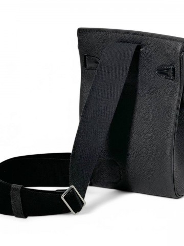 Сумка-слинг Hermes вставка из кожи крокодила