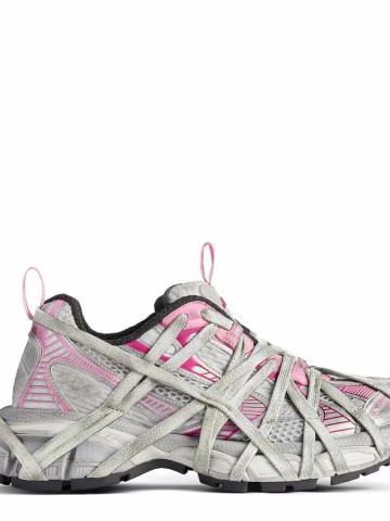 Кроссовки Balenciaga 3XL Extreme Lace Sneaker White Pink Grey