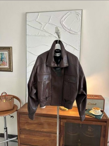 Кожаная куртка Yves Saint Laurent