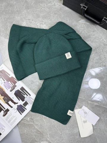 Комплект шапка и шарф Brunello Cucinelli