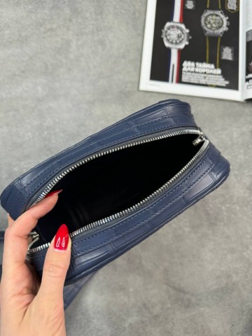 Сумка-мессенджер Hermes из кожи крокодила