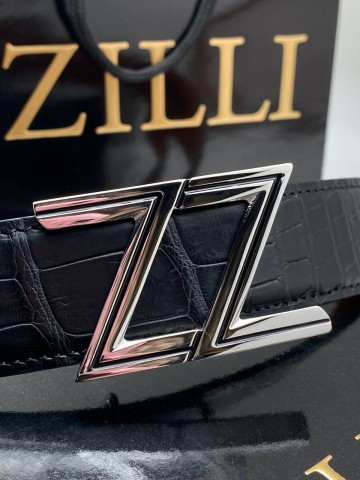 Ремень Zilli из кожи крокодила