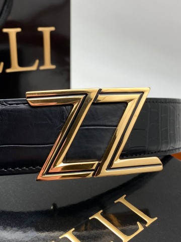 Ремень Zilli из кожи крокодила