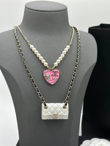Колье CHANEL сумочка
