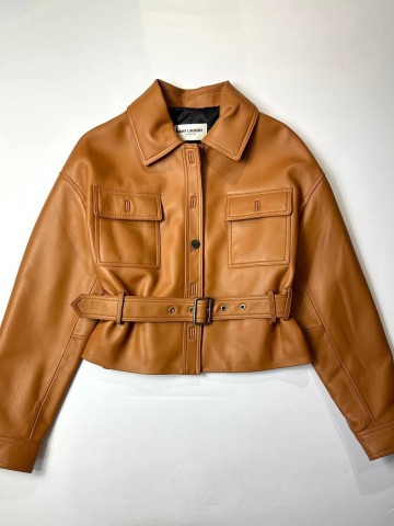 Кожаная куртка Yves Saint Laurent