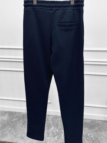 Спортивные штаны Loro Piana logo-embroidered - Navy