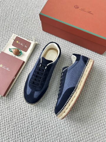 Мужские кроссовки Loro Piana Sea Tennis Walk - Navy