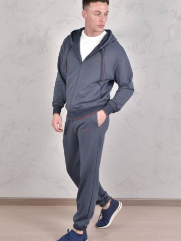 Спортивный костюм Loro Piana Premium signature logo - Denim Blue