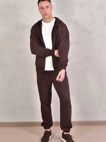 Спортивный костюм Loro Piana Premium signature logo - Brown