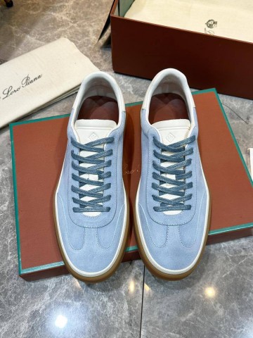 Мужские замшевые кроссовки Loro Piana Tennis Walk