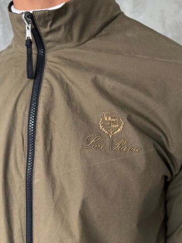 Двусторонняя ветровка Loro Piana - Brown / Black