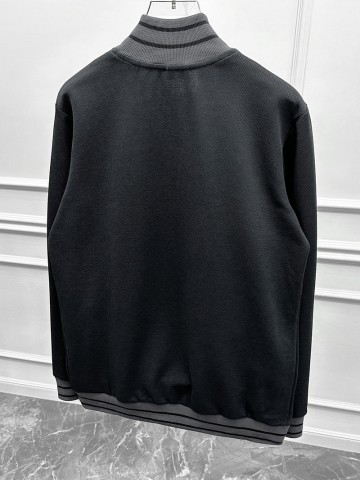 Кофта на молнии Loro Piana logo-embroidered - Black