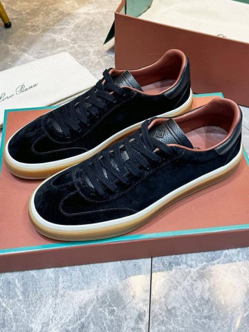 Мужские замшевые кроссовки Loro Piana Tennis Walk