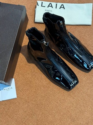 Alaia Fishnet High Ballet Flats балетки #467435QB