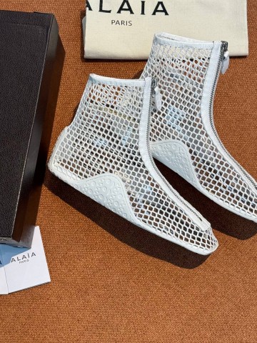 Alaia Fishnet High Ballet Flats балетки #716009QW