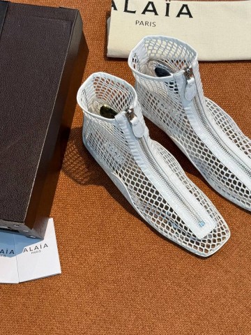 Alaia Fishnet High Ballet Flats балетки #716009QW