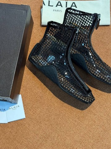 Alaia Fishnet High Ballet Flats балетки #404155AP