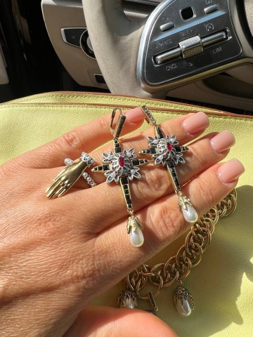 Alexander McQueen серьги #409641NZ