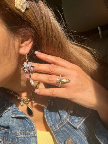 Alexander McQueen серьги #409641NZ