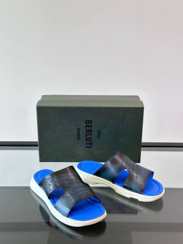 Berluti Shadow шлепанцы #232802GR
