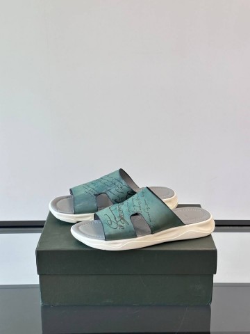 Berluti Shadow шлепанцы #313029DF
