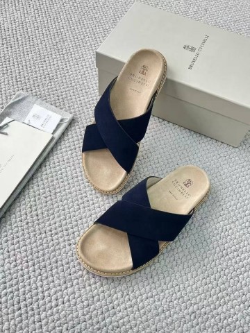 Brunello Cucinelli шлепанцы #557286JC