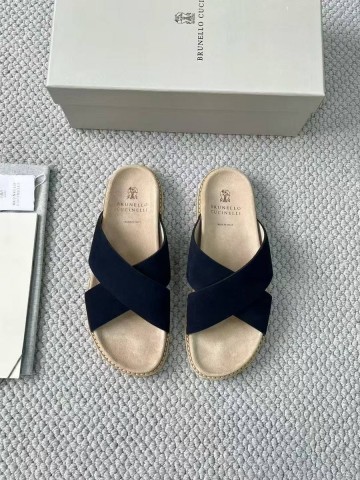 Brunello Cucinelli шлепанцы #557286JC