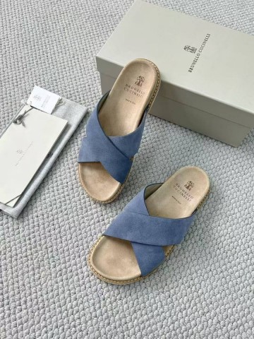 Brunello Cucinelli шлепанцы #638214FI