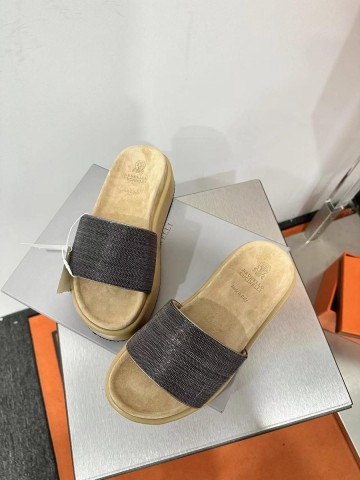 Brunello Cucinelli шлепанцы #246970DW